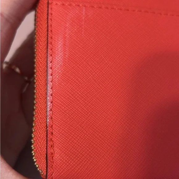 Pink Kate Spade Leather Cupcake Zip Around Wallet - Picture 3 of 5